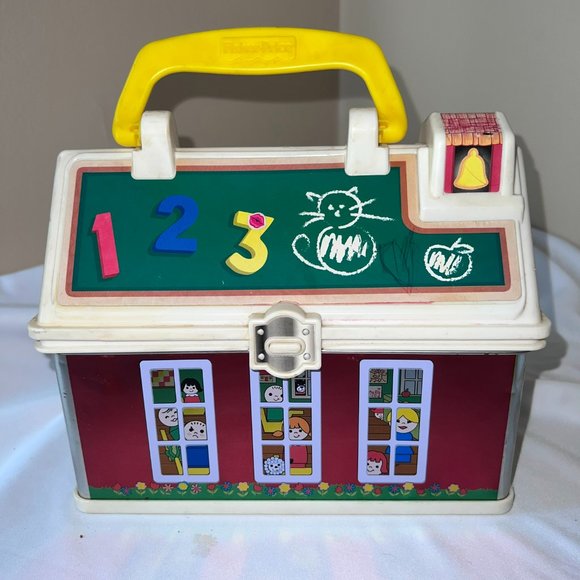 Fisher-Price Mattel Other - Fisher Price Little People Play n' Go School House Lunch Box Only